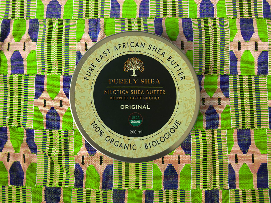 Purely Shea on African Cloth